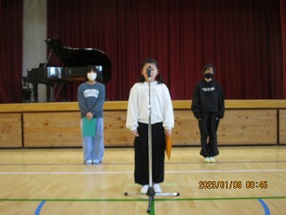 1月6日(火)　3学期始業式